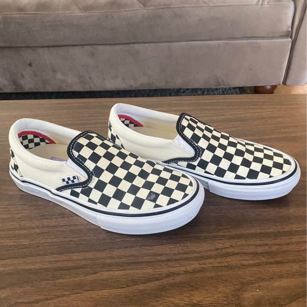 Classic Vans Checkered Slip Ons